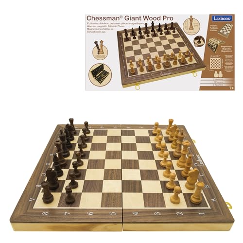 LEXIBOOK Chessman Giant Wood Pro Chess Set, CGM1000