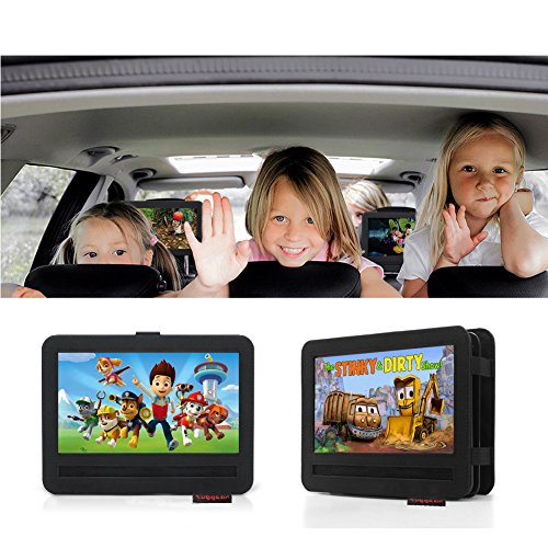 ZugGear DVD Player Headrest Mount Holder Portable DVD Player Mount Car