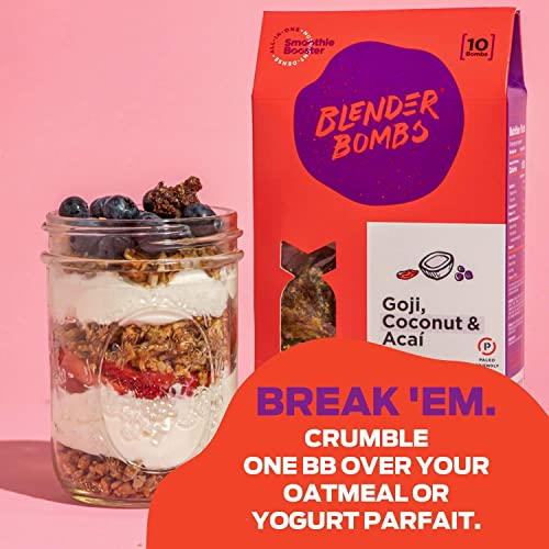 Blender Bombs Smoothie Booster Get Up and Goji Goji + Coconut