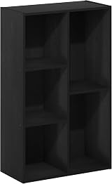 Furinno LUDER 5-Cube Bookshelf Blackwood Engineered Wood Tool Free Assembly view 6