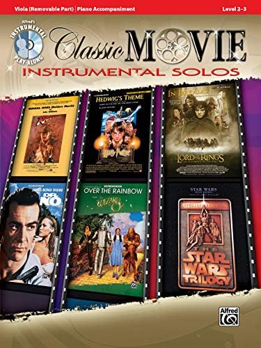 Classic Movie Instrumental Solos for Strings: Viola (Book & CD) (Pop Instrumental Solo Series)