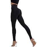 Bona Fide Premium Quality High Waisted Leggings for Women with Unique Design and Tummy Control - Womens Workout Leggings