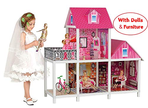 big pink dollhouse