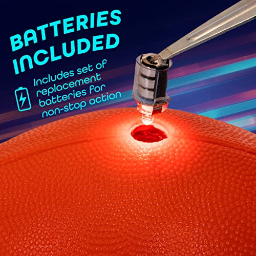 GlowCity Glow in The Dark Football Light Up, Official Size Footballs