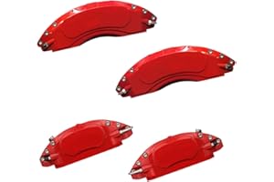 AOOA Aluminum Red Caliper Covers Fits 2011-2023 Dodge Charger/Challenger GT/RT (Front Double Piston)