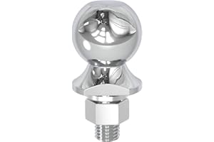 ROAD DAWG ATRLY2002D Torin 2" Diameter Trailer Hitch Ball: 3 Ton (6,000 lb) Capacity , Gray