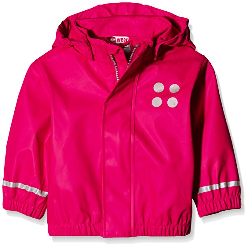 Lego Wear 19446 Jane Veste de pluie Fille Rouge FR : 2 ans (Taille Fabricant : 92)