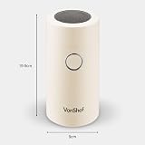 VonShef Electric Coffee Grinder 60g 150W Cream Stainless Steel Blades view 6