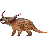 PNSO Prehistoric Dinosaur Models: 88 Stella the Stellasaurus | 5.9" Ceratopsian Display Model, Long Nose Horn, Frill Spikes, 64-Page Manual + A3 Sci-Art Poster, 15+