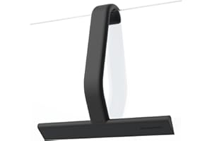 dancemoon JustHang Shower Squeegee for Glass Doors, All-One-Piece Silicone with Built-in Hook Design for Easy Hanging, Househ