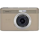 Kodak PIXPRO C1 Friendly Zoom Digital Camera - 13MP Compact Point and Shoot with 2.8” 180° Tilt LCD Flip Screen, Retro Vintage Design with 4X Zoom and 1080P Full HD Video for Travel, Vlogging, Tan