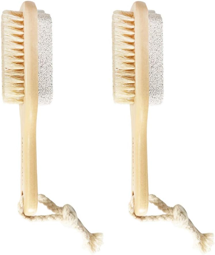 Milisten Double-Sided Foot File Callus Remover for Men Women Soft Feet Pedicure