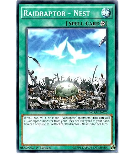 Yu-Gi-Oh! Karte – Raidraptor Necro Vulture – WIRA-EN014 Super Rare, 1st Edition