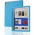 MINGFENG FRO Slim Silicone Back Cover for Onyx Boox Tab Ultra C Pro Case Pencil Holder 10.3" eBook Soft Protective Shell Boox Tab 10 10C Pro (Blue)