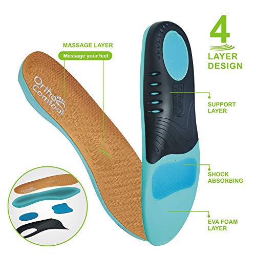 Mens Slippers with Arch Support,Supportive Canvas Loafer Shoes for High