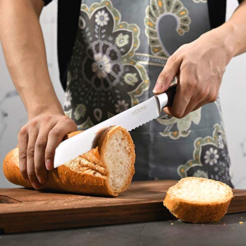 Serrated Bread Knife 8 Inch High Carbon Ultra Sharp Stainless Steel
