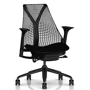 【正規品】 Herman Miller (ハーマンミラー) セイルチェア オフィスチェア アルミニウム ブラック BBキャスター 12年保証 AS1YA23HAN2BKBBBKBK9119
