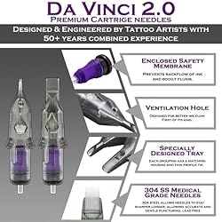 Bishop Tattoo Da Vinci V2 Cartridges - Regular - 12