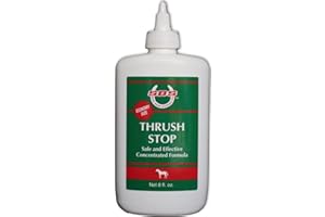 THRUSH STOP SBS Equine Thrush Treatment for Horses for The Finest Horse Care | The Horse-Journal’s Product of The Year and #1 Pick Against Hoof Thrush (8 Fluid Oz)