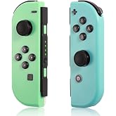 Rkxoce Controller for Switch, Replacement Controllers with Dual Vibration, Wake-up, Motion Control