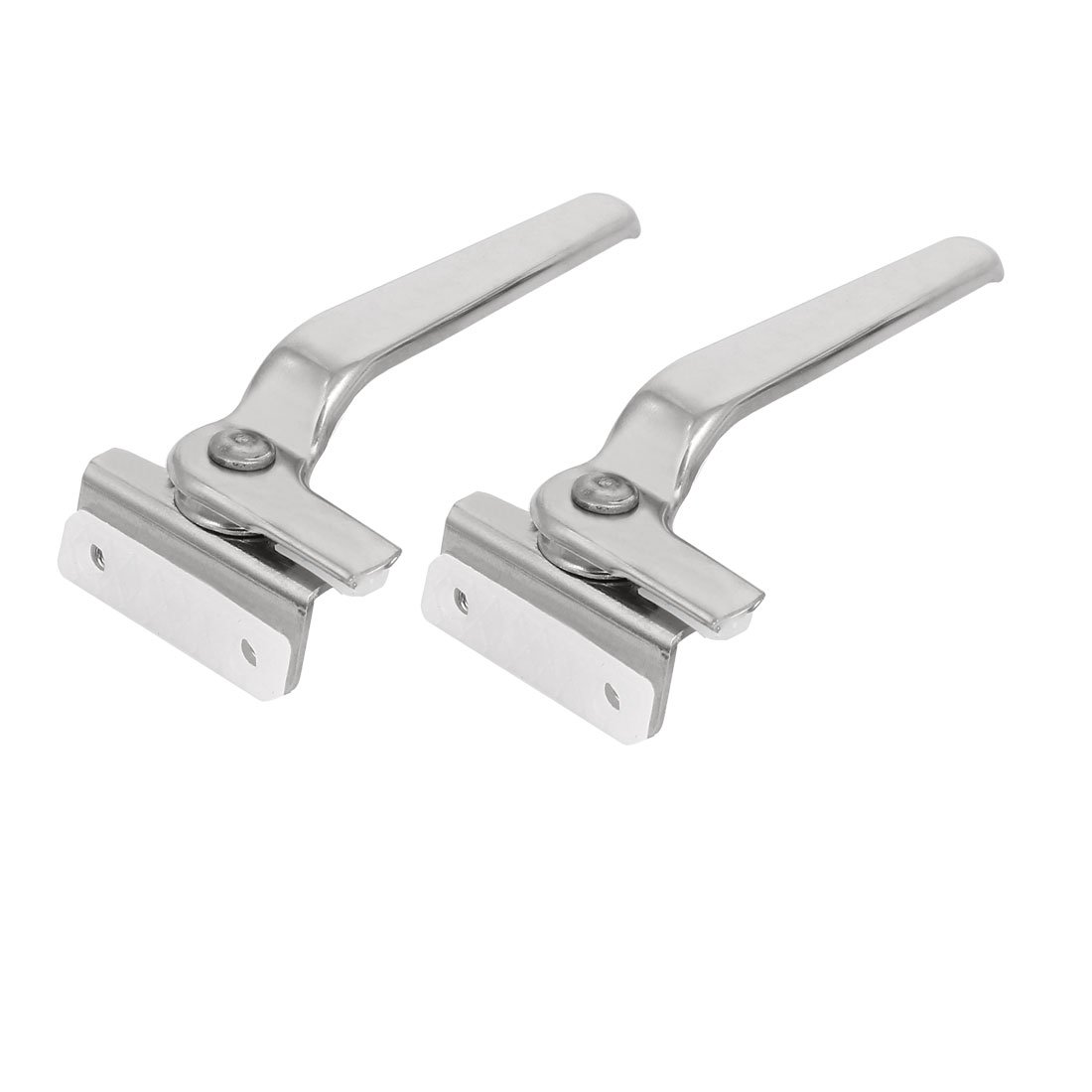 Sourcingmap Stainless Steel Casement Window Locking Handle Grip Right Hand Silver Tone 2pcs