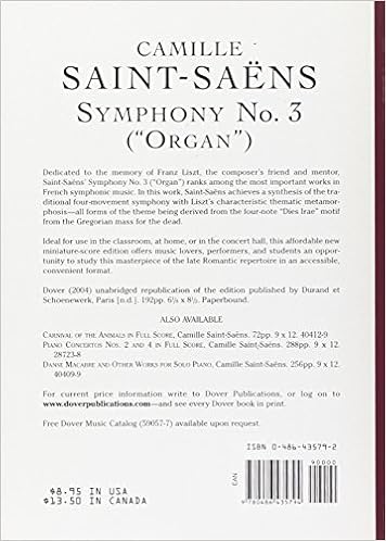 Symphonies Nos 3 and 4 in Full Score Dover Music Scores