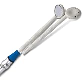 Practicon 7042632 One-Sided Mirro-Vac 2 Saliva Ejector Mirror, Pack of 50