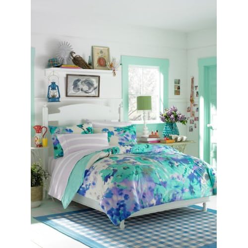 Amazon.com: Teen Vogue Comforter Set, Twin, Watercolor Garden