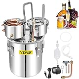 VEVOR Moonshine 8Gal/30L Alcohol Still, 8 Gal, Silver