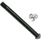 Pinhead P1.5 M12 Through Axle Wheel Lock, Black, 124mm | Pinhead M12x1.5 Front Through Axle Lock - Durable, High-Security Cycling Accessory