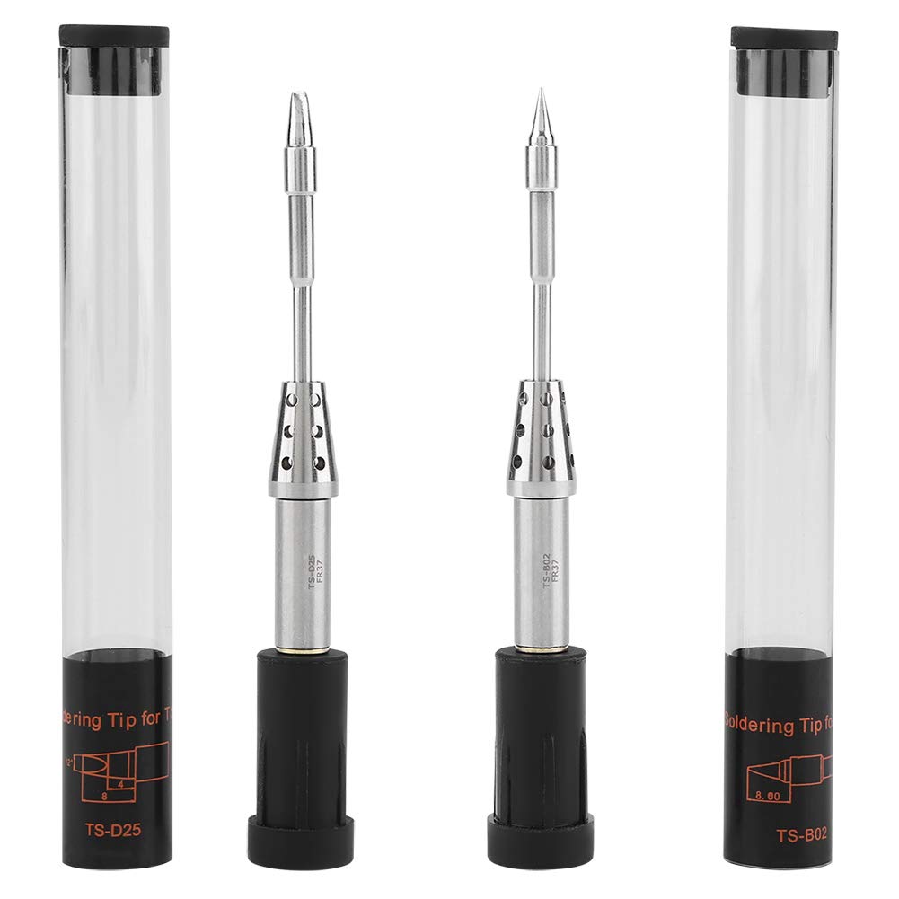 FTVOGUE Pluggable Soldering Iron Tips Replacement for TS80 Digital Soldering Iron 100~400°C (TS-D25/B02)