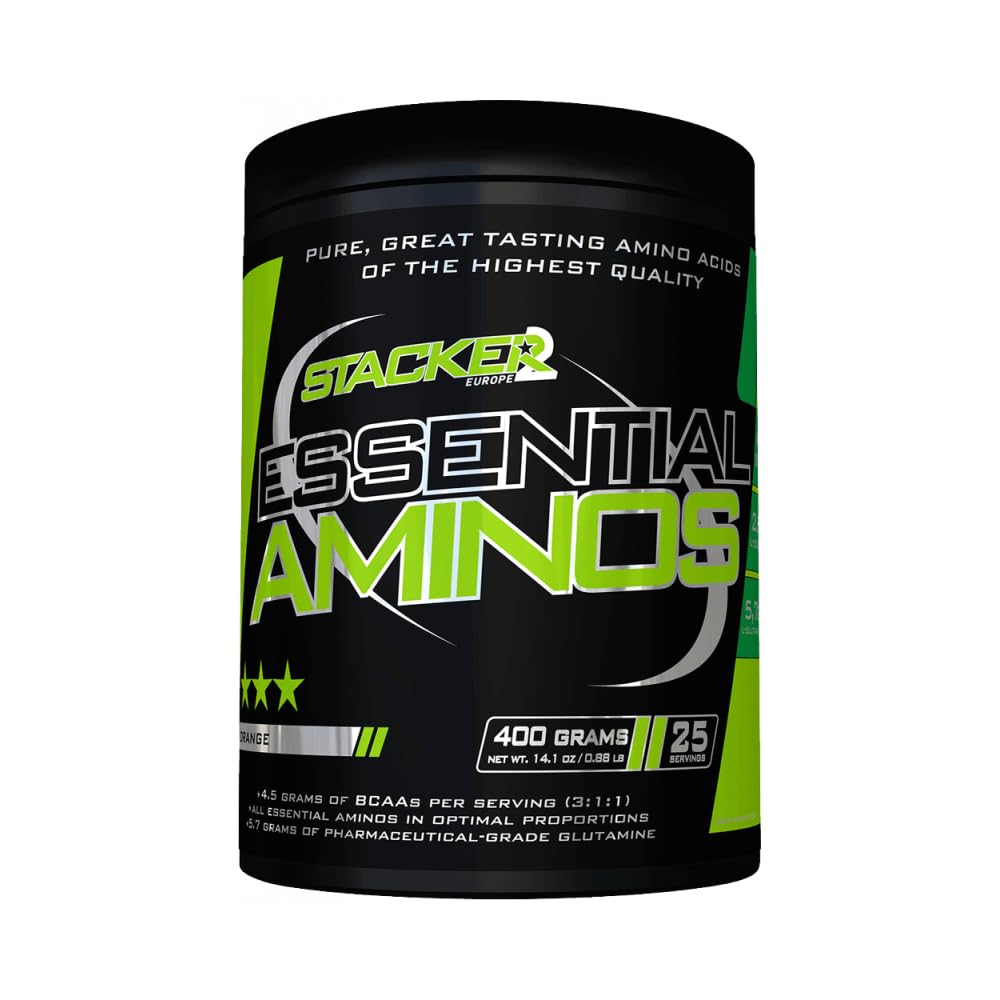 Stacker2 Black Edition Essential Aminos Supplement, Orange