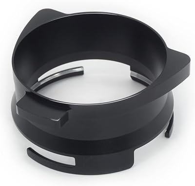 cuteFly 54mm Dosing Funnel for Breville Sage Portafilter Aluminum Black