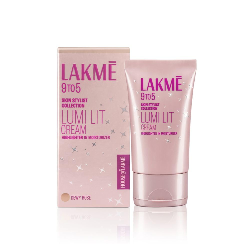 Lakme Lumi Cream Moisturizer with Highlighter, Enriched with Niacinamide for All Skin Type 30g