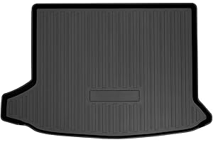 Mixsuper Custom Fit Cargo Liner for 2019-2024 Cadillac XT4 All Weather Trunk Liner Rear Cargo Mat Anti-Slip Durable Black