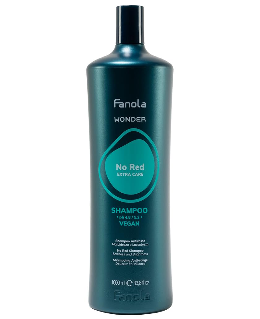 FANOLA WONDER W NO RED NO RED SHAMPOO SOFTNESS AND BRIGHTNESS 1000 ML โ image 1