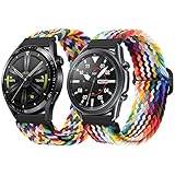 Qimela 2 Pack Sport Loop Nylon Braided Bands