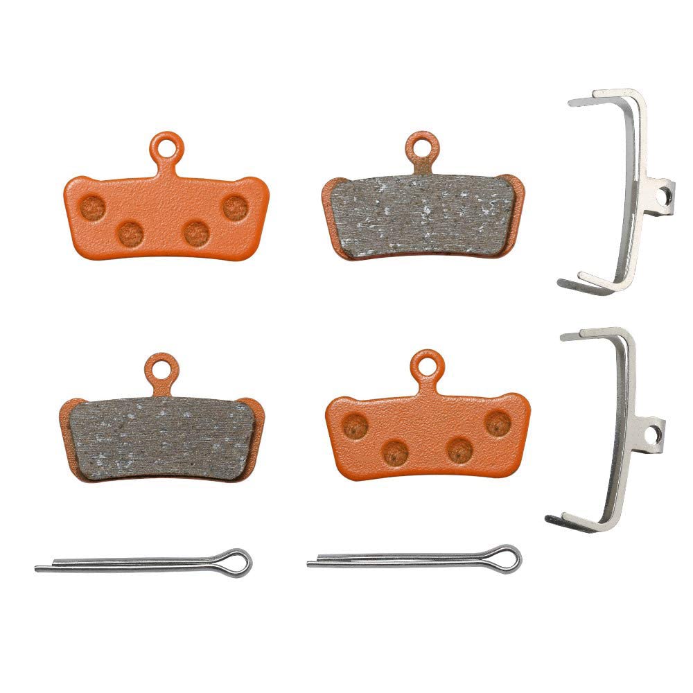 Neuocean Ceramic Disc Brake Pads for SRAM Guide R/RS/RSC & Avid XX/XO Trail, 2 Pairs with Springs & Cotter Pins