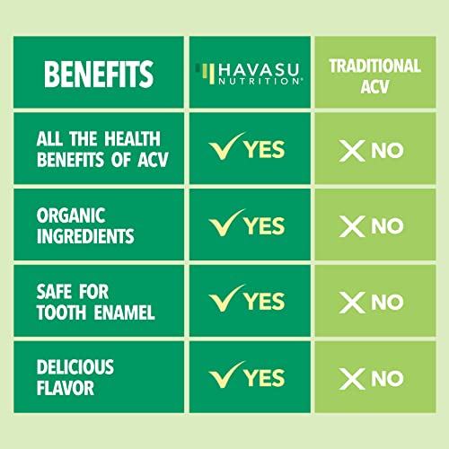 HAVASU NUTRITION Organic Apple Cider Vinegar Gummies with The Mother
