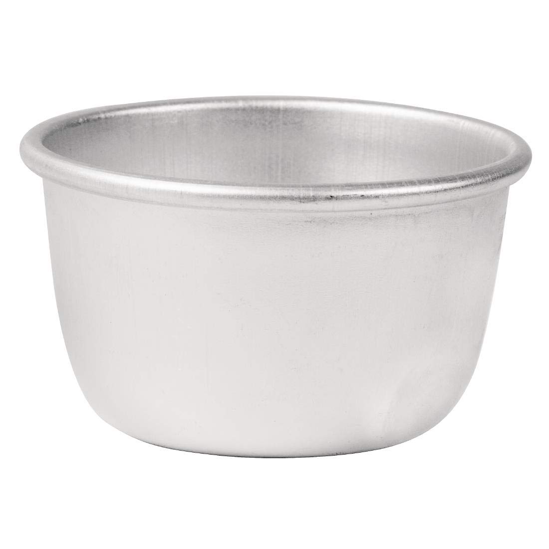 Vogue Aluminium Mini Pudding Basin 105ml - Dessert Mould, Individual Popover Pan for Steaming, Baking E048