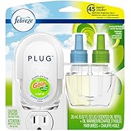 Febreze Plug In Air Freshener with Warmer & Scented Oil Refill, Gain Original, 0.87 Ounce