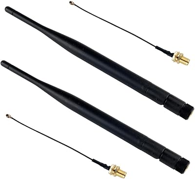 DIYmalls 868 MHz LoRa Antenna 5dBi SMA Male 195mm Cable for Meshtastic LoRa 32