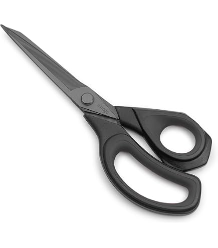 Leitz Ciseaux Titane Ambidextres 205mm - Grip Ergonomique Noir Pour Bureau Et Maison