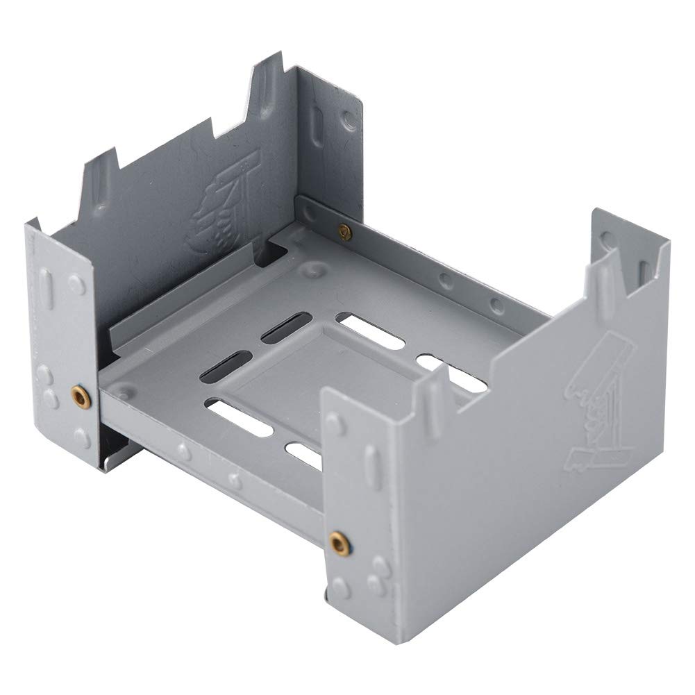 Folding Alcohol Stove, Spirit Burner 95 x 75mm Solid Alcohol Fuel Stove Portable Camping for For Hiking, Camping, BBQ, Picnic, Outdoor To Boil Water, Make Coffee Pocket Burner