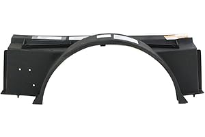 Evan Fischer Fan Shroud Compatible With 1995-1999 Chevrolet Tahoe, Fits 1994-1999 K1500 Suburban, Fits 1994-1999 GMC Yukon, Upper Single fan design; Upper 100/105 AMP Alternator Type, Gas, 5.7L Eng.