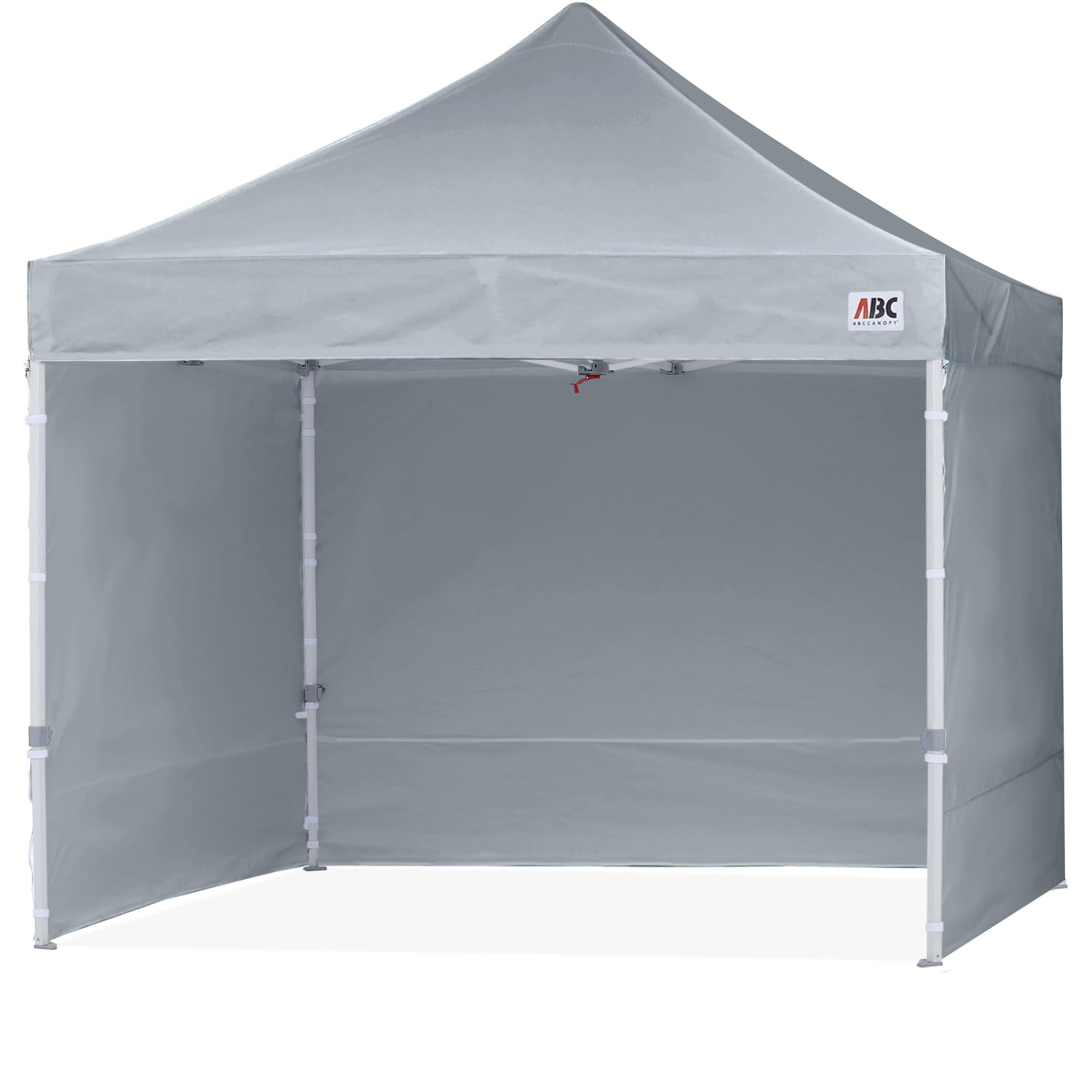 ABCCANOPY 3x3M Pop Up Gazebo Canopy Commercial Tents Market stall with 4 Removable Sidewalls and Roller Bag Bonus 4 Weight Bags (Grey)