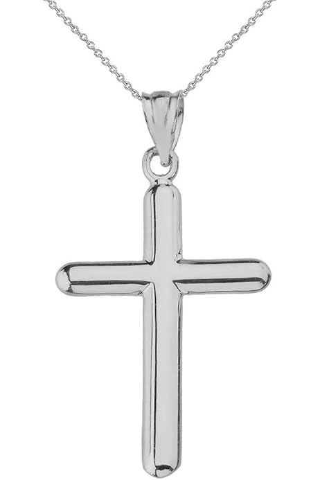 Simple Cross Pendant Necklace 