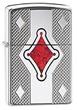 Zippo Deep Carved Geo Armor High Polish Chrome