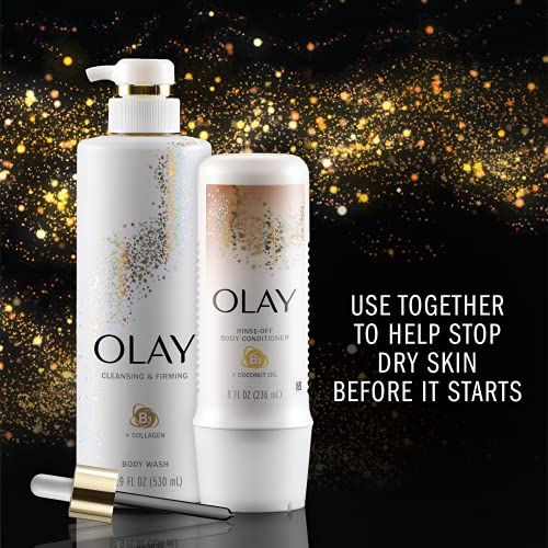 Olay InShower RinseOff Body Conditioner for Dry Skin with B3 and
