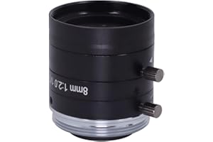 HTENG VISHI FA 8mm Machine Vision 1/1.8" Fixed Focus Lens Industrial Camera C-Mount Lens